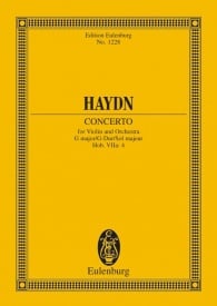 Haydn: Concerto G major Hob. VIIa: 4 (Study Score) published by Eulenburg
